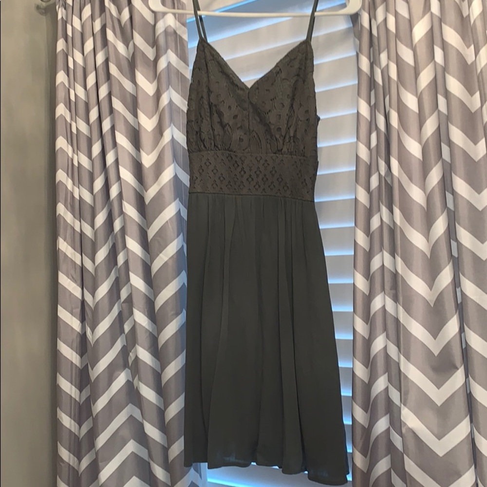 Olive Green Summer Dress